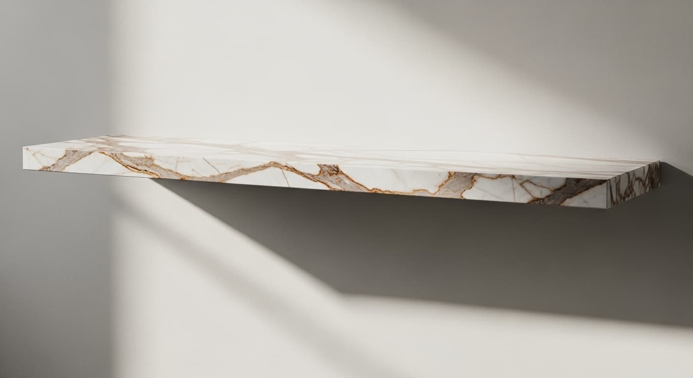 Voir les tablettes flottantes en marbre